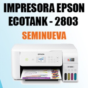 Impresora Epson Ecotank 2803 con Escáner y copiadora integrados