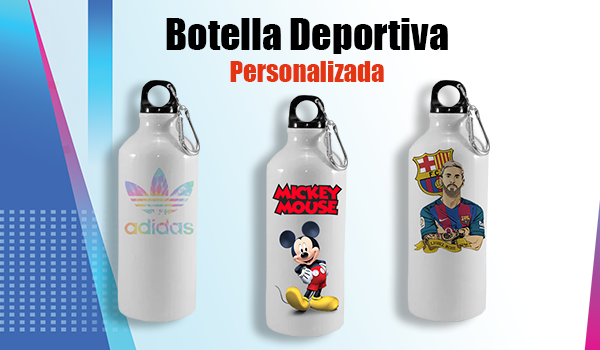 Botella Deportiva Plastica 1 Litro